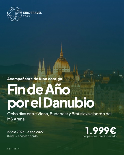 Carrusel de Kibo Travel: portada del crucero de Fin de Año por el Danubio